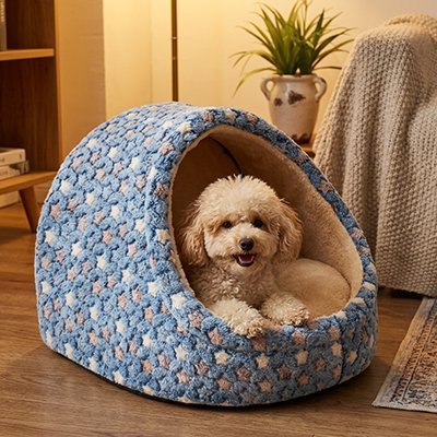 Panier pour chien - Panier pour Chien - Étoile Douce | Cocon Grotte - Vivre avec son chien