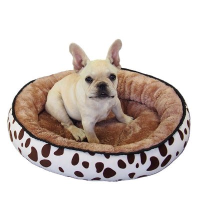 Panier pour chien - Panier pour chien - Sépia | Réversible 4 saisons - Vivre avec son chien