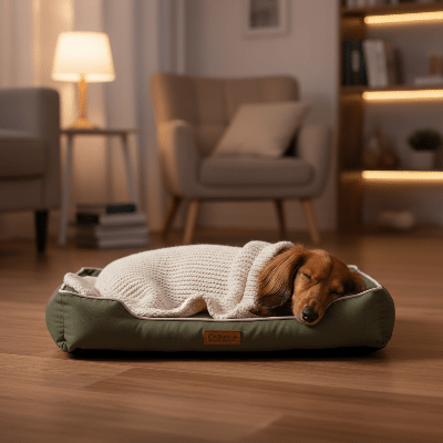Panier pour chien - Panier pour chien - Ultra - douillet | Confort durable - Vivre avec son chien