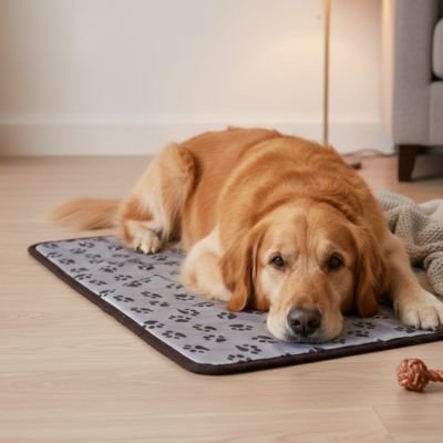 Tapis chauffant pour chien - Tapis Chauffant Chien - Confort Chaleur - Vivre avec son chien