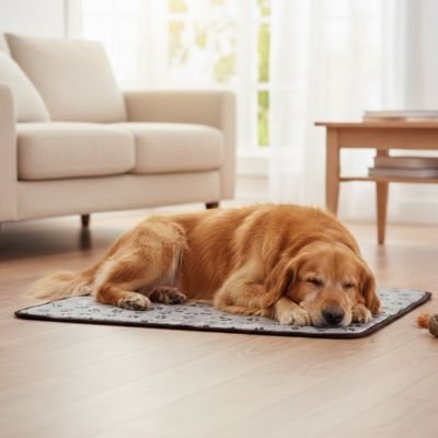 Tapis chauffant pour chien - Tapis Chauffant Chien - Confort Chaleur - Vivre avec son chien
