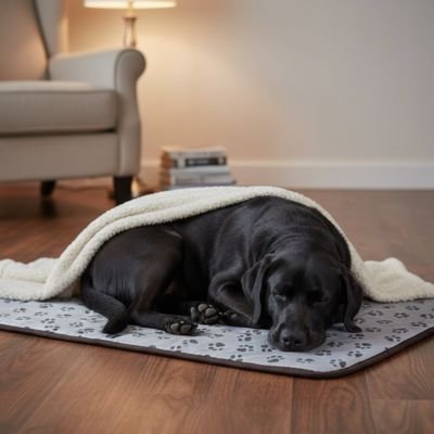 Tapis chauffant pour chien - Tapis Chauffant Chien - Confort Chaleur - Vivre avec son chien