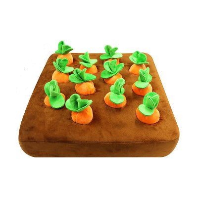 Tapis de fouille pour chien DogPlushCarrots douze carottes