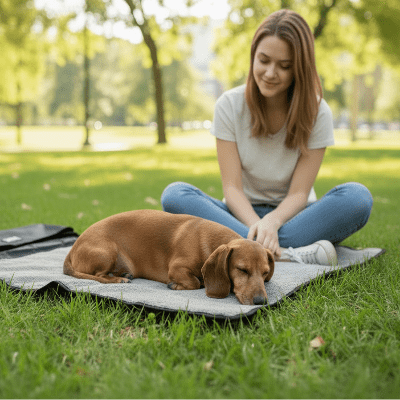 tapis chien - Tapis de sol chien - Ultra Confort | Imperméable - Vivre avec son chien