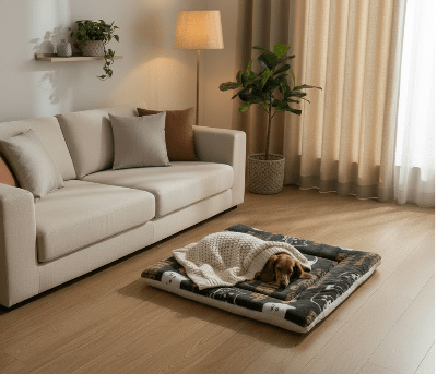 tapis chien - Tapis pour chien - Douce Chaleur | Flanelle douce - Vivre avec son chien