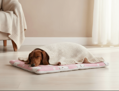 tapis chien - Tapis pour Chien - Douceur Polaire | Confortable et Durable - Vivre avec son chien