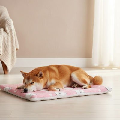 tapis chien - Tapis pour Chien - Douceur Polaire | Confortable et Durable - Vivre avec son chien