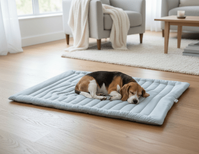 Tapis rafraichissant chien - Tapis rafraichissant chien - Givre | Fraîcheur d’été - Vivre avec son chien