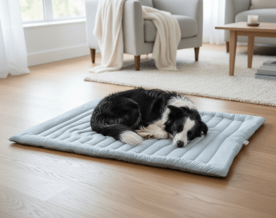 Tapis rafraichissant chien - Tapis rafraichissant chien - Givre | Fraîcheur d’été - Vivre avec son chien