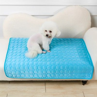 Tapis rafraichissant chien - Tapis rafraichissant chien - Givre | Fraîcheur d’été - Vivre avec son chien