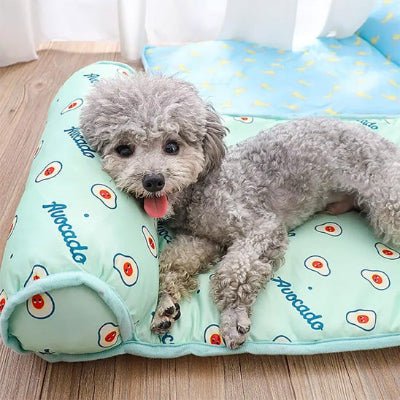Tapis pour chien - Tapis rafraichissant chien - Le Frisson | Confort d’été - Vivre avec son chien
